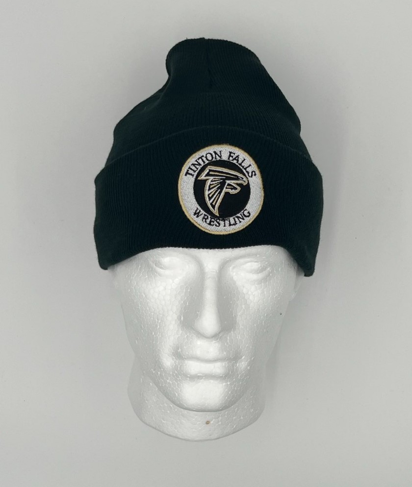 Embroidered beanies for school sports teams
