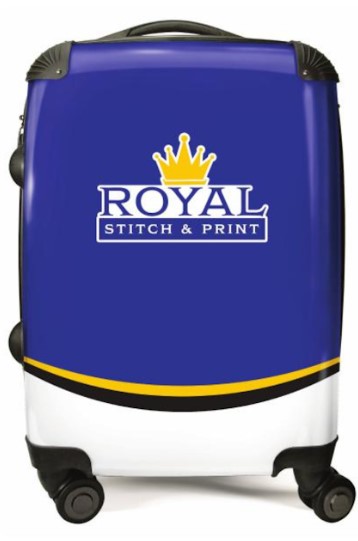Promotional luggage tag with printed logo